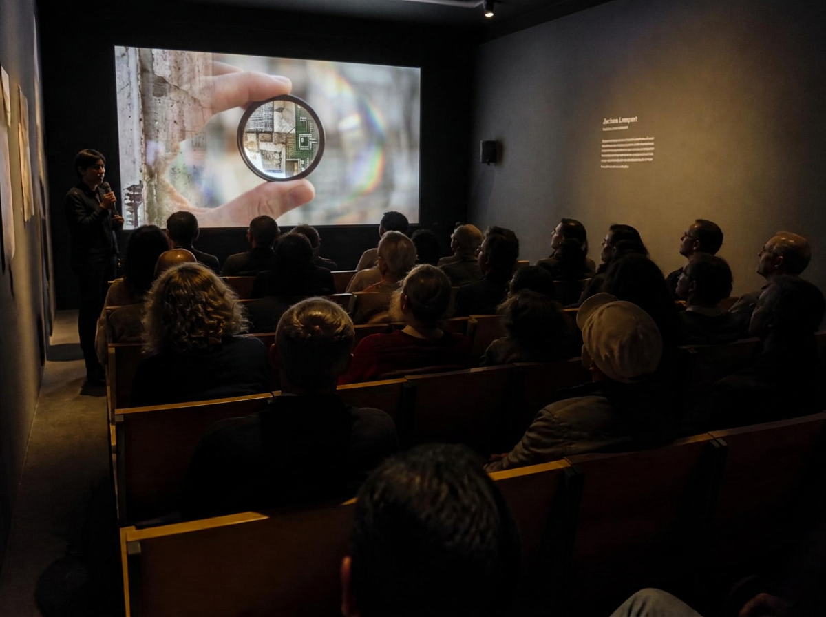 Illustrative intimate black-box micro-cinema
